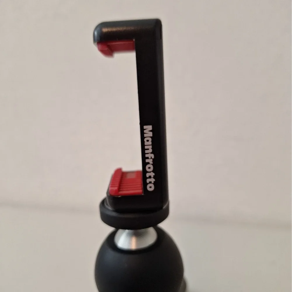 Manfrotto MTPIXI-B Compact Mini Table Tripod With Ball Head & Phone Holder ITALY